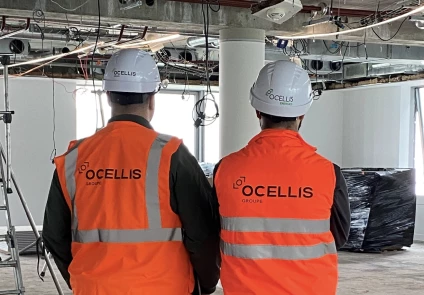 Sécurité sur un chantier Ocellis