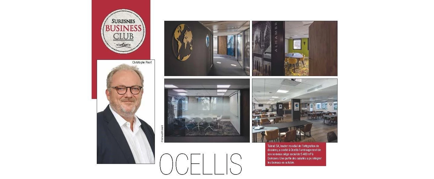 Christophe PINOT, fondateur de OCELLIS, répond aux questions SURESNES MAG